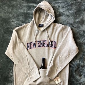 New England Patriots Gray Hoodie NFL NWT